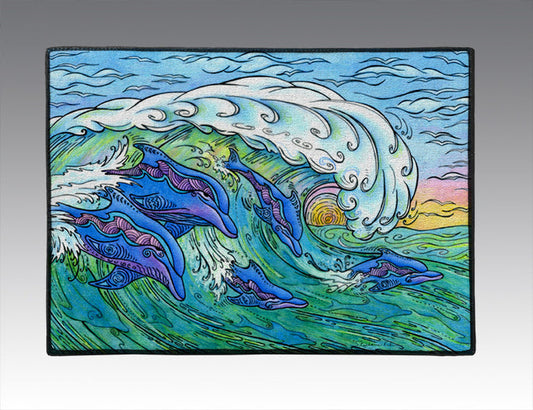 Wave Riding Door Mat