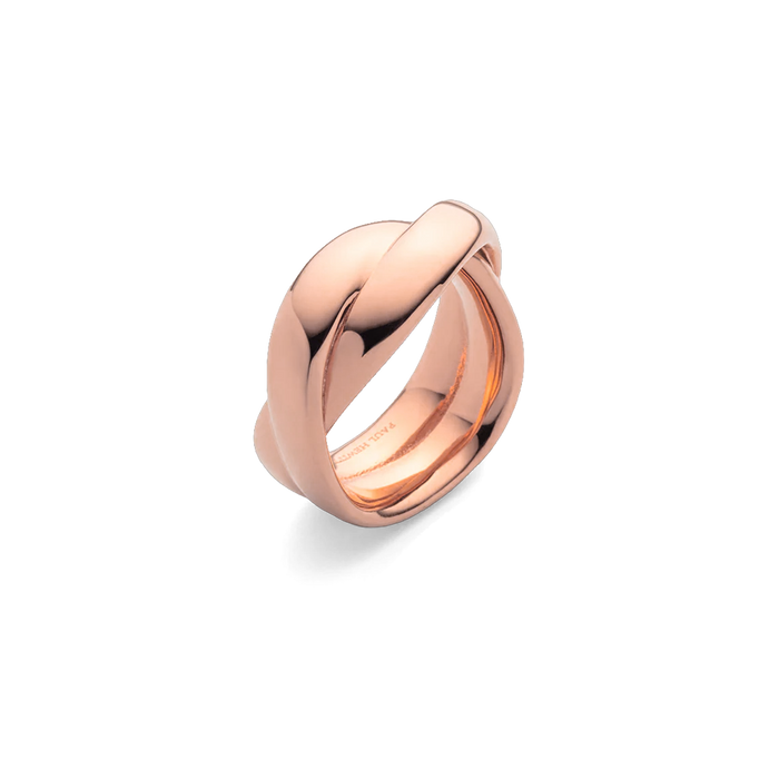 Waves Duo Ring Roségold