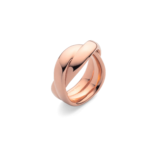 Waves Duo Ring Roségold