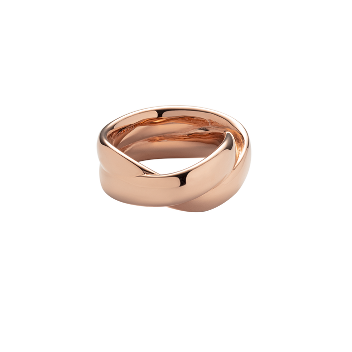 Waves Duo Ring Roségold