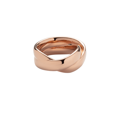 Waves Duo Ring Roségold