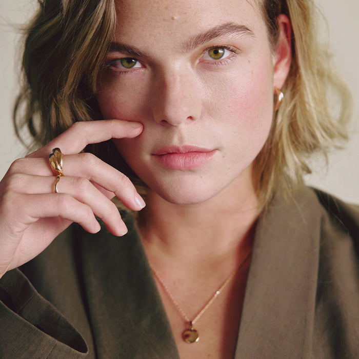 Waves Duo Ring Roségold