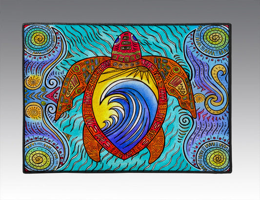 Waves of the Turtle Door Mat