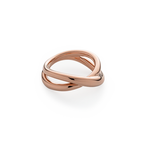 Waves Twisted Ring Roségold