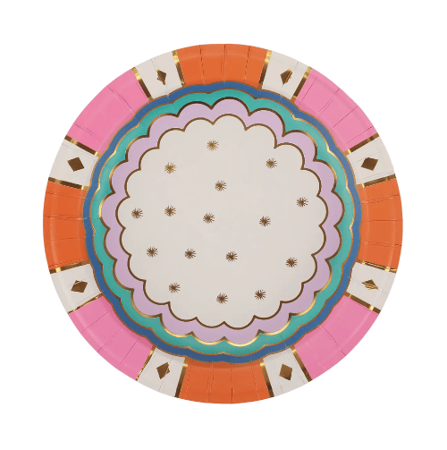 Packed Party Party Welcome to the Circus Dessert Plate