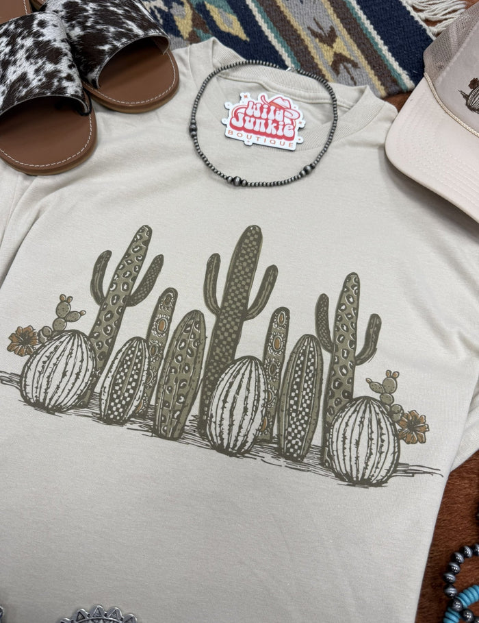 Western Cactus Garden Graphic TeeCementS