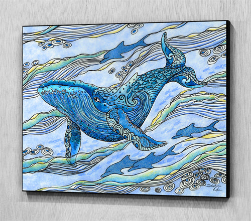 Whale Watch Wall Art Panel