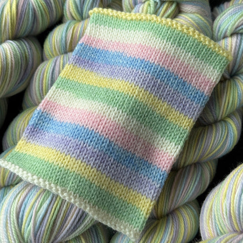 Where My Peeps At? - Self Striping Merino Nylon Sock & DK