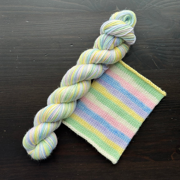 Where My Peeps At? - Self Striping Merino Nylon Sock & DK