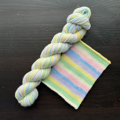 Where My Peeps At? - Self Striping Merino Nylon Sock & DK