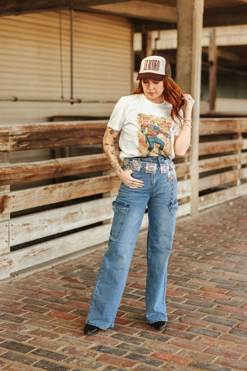 Wide Leg Cargo Jeans1