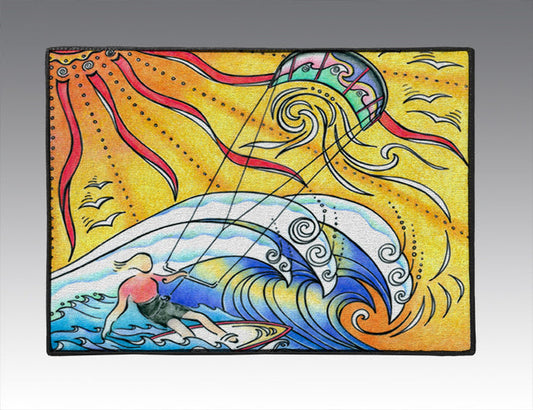 Wind and Waves Door Mat