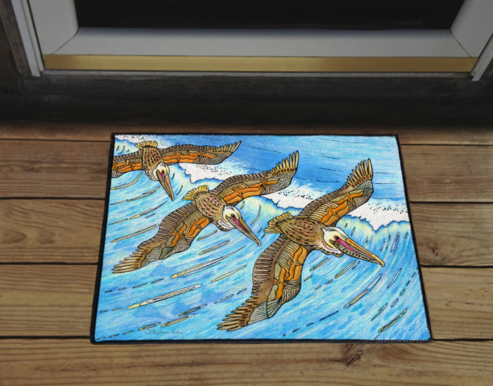 Wings over Waves Door Mat