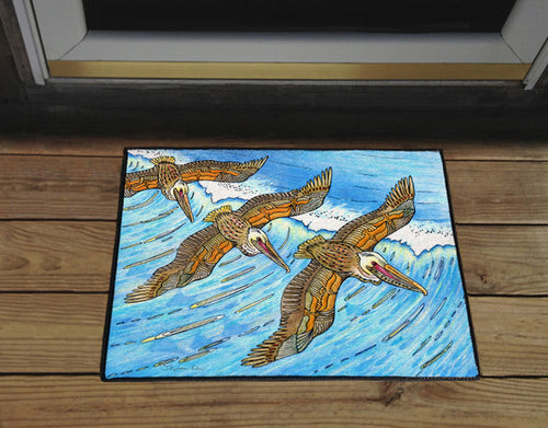 Wings over Waves Door Mat
