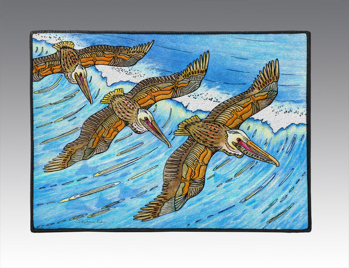 Wings over Waves Door Mat