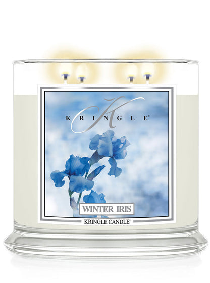 Winter Iris Scented Extra Large 4-wick Candle - Kringle Candle Store