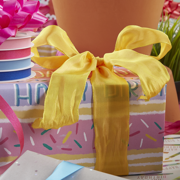 Wired Bright Ribbon in Yellow