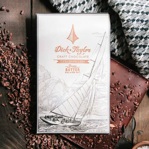 WS Brown Butter w/ Nibs & Sea Salt 73% Dark Chocolate