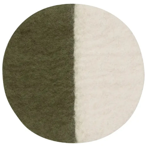 WS Olive Felted Wool Trivet