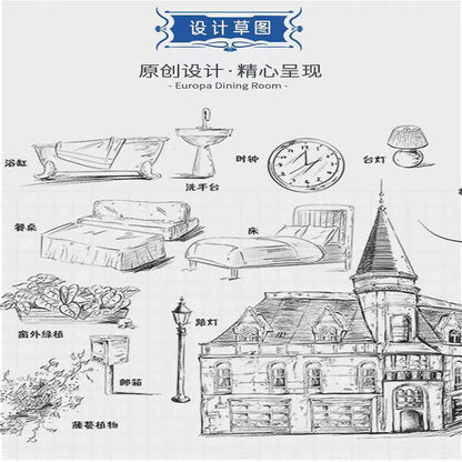 XINGBAO XB-01007 Europa Dining Room Afobrick