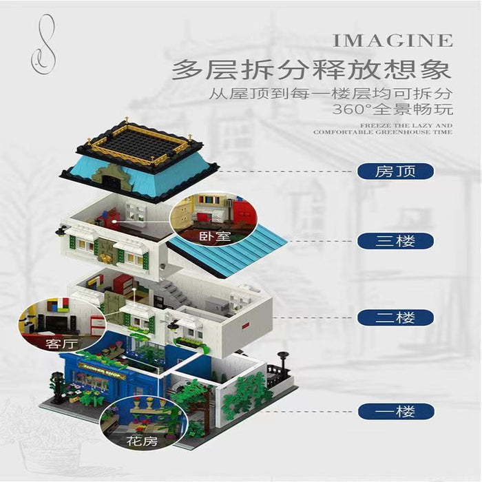 XINGBAO XB-01008 Europa Flower Room Afobrick