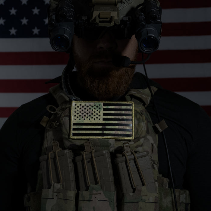 XL American Flag IR Patch