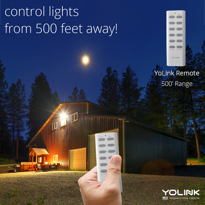 YoLink Remote 500 Feet Smart Remote Controller - YoLink