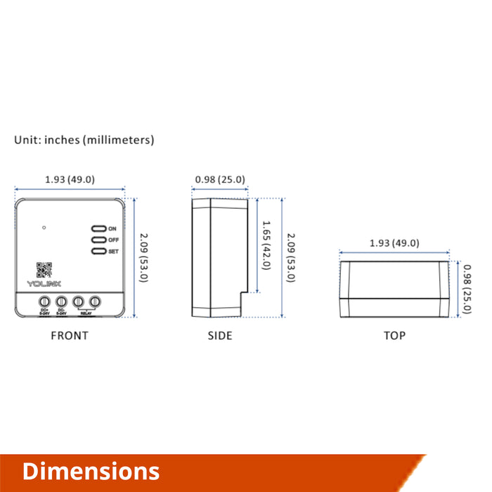 YoLink Smart Relay - YoLink Hub Required - YoLink
