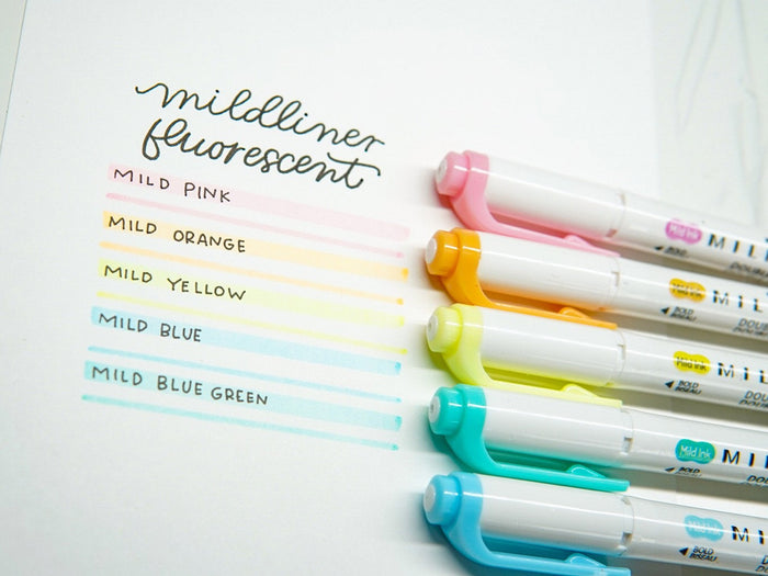 Zebra Mildliner Highlighter Pens