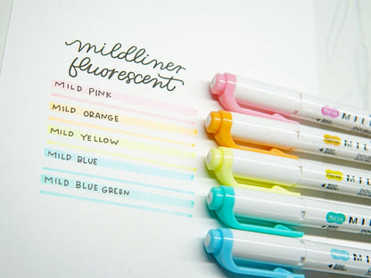 Zebra Mildliner Highlighter Pens