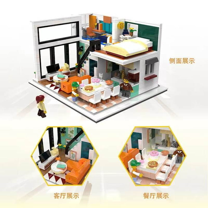 ZHEGAO 00337 Modern Rooms 1167PCS ZHEGAO