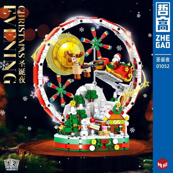 ZHEGAO 01052 Christmas Eve Mini Brick ZHEGAO