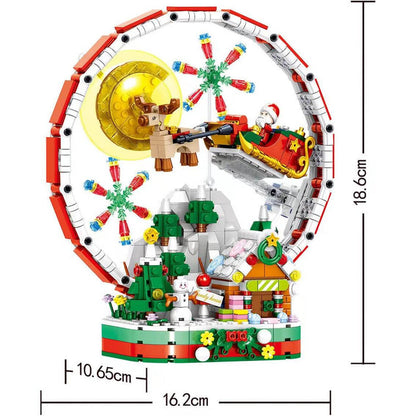 ZHEGAO 01052 Christmas Eve Mini Brick ZHEGAO
