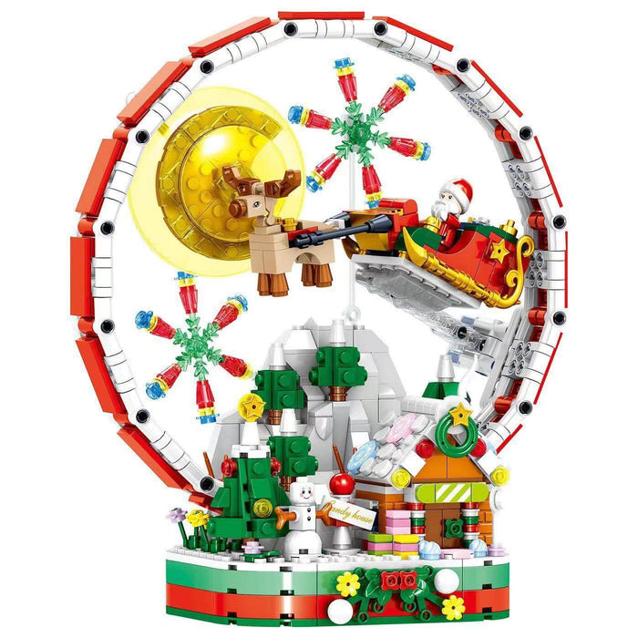 ZHEGAO 01052 Christmas Eve Mini Brick ZHEGAO