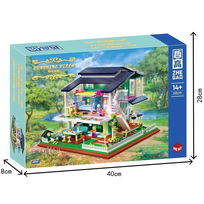 Zhegao DZ6110 Sunshine Villa Mini Brick ZHEGAO