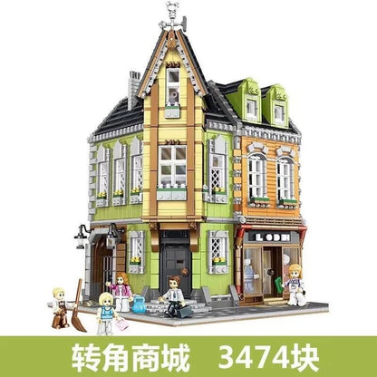 ZHEGAO QL0919 Lab and Corner Mall 3474pcs ZHEGAO