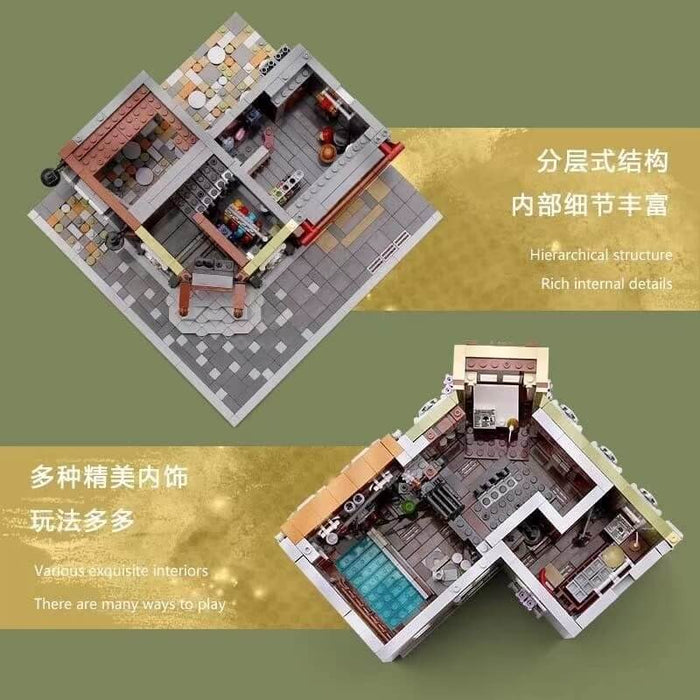 ZHEGAO QL0919 Lab and Corner Mall 3474pcs ZHEGAO