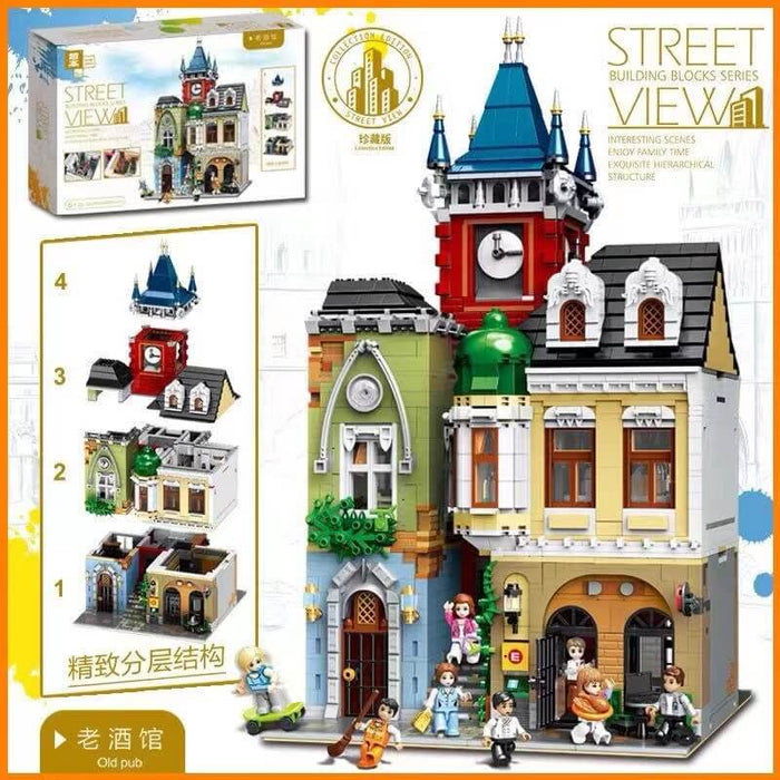 ZHEGAO QL0924 Old Town Pub 4030pcs ZHEGAO