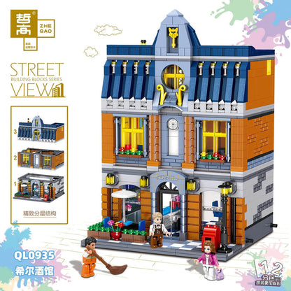 ZHEGAO QL0935 Hill Tavern 1367pcs ZHEGAO