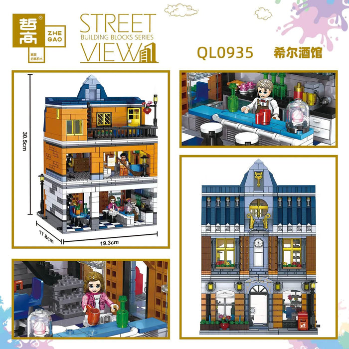 ZHEGAO QL0935 Hill Tavern 1367pcs ZHEGAO