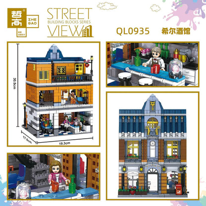 ZHEGAO QL0935 Hill Tavern 1367pcs ZHEGAO