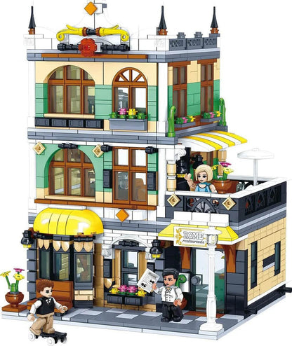 ZHEGAO QL0936 Rome Restaurants 1186pcs ZHEGAO
