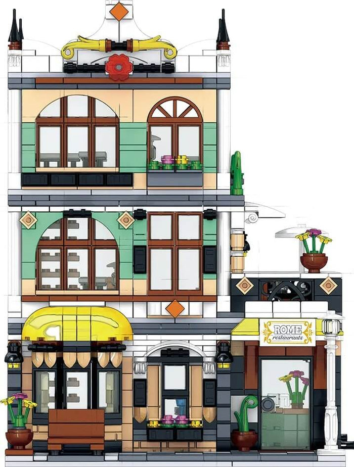 ZHEGAO QL0936 Rome Restaurants 1186pcs ZHEGAO