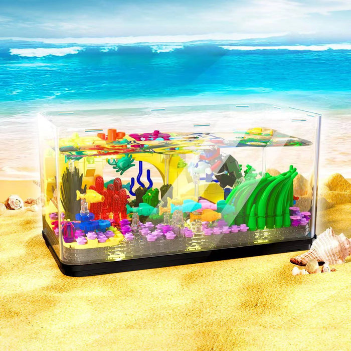 ZHEGAO Wonderful Aquarium Mini Brick Afobrick