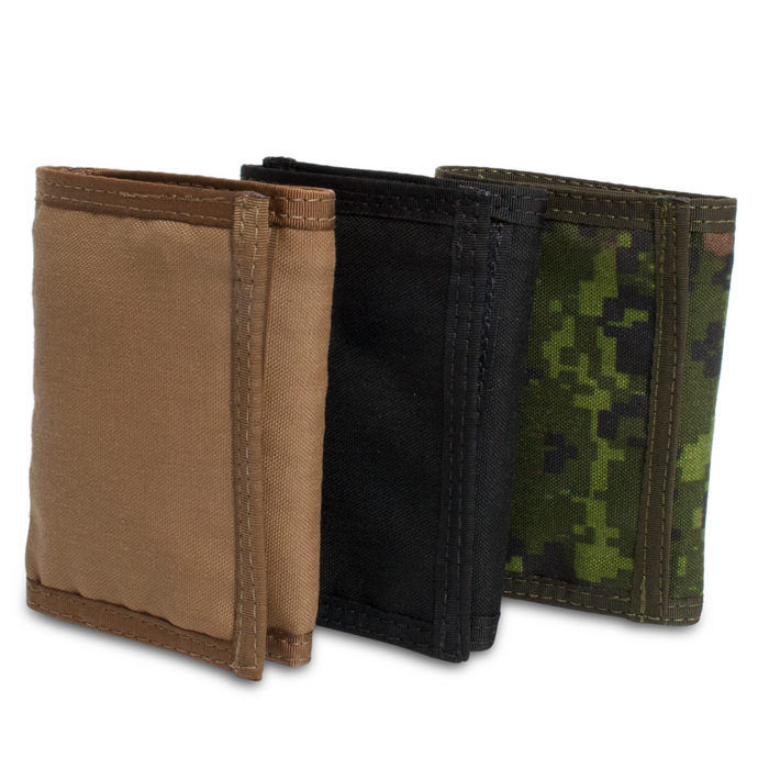 Zippered Trifold Wallet